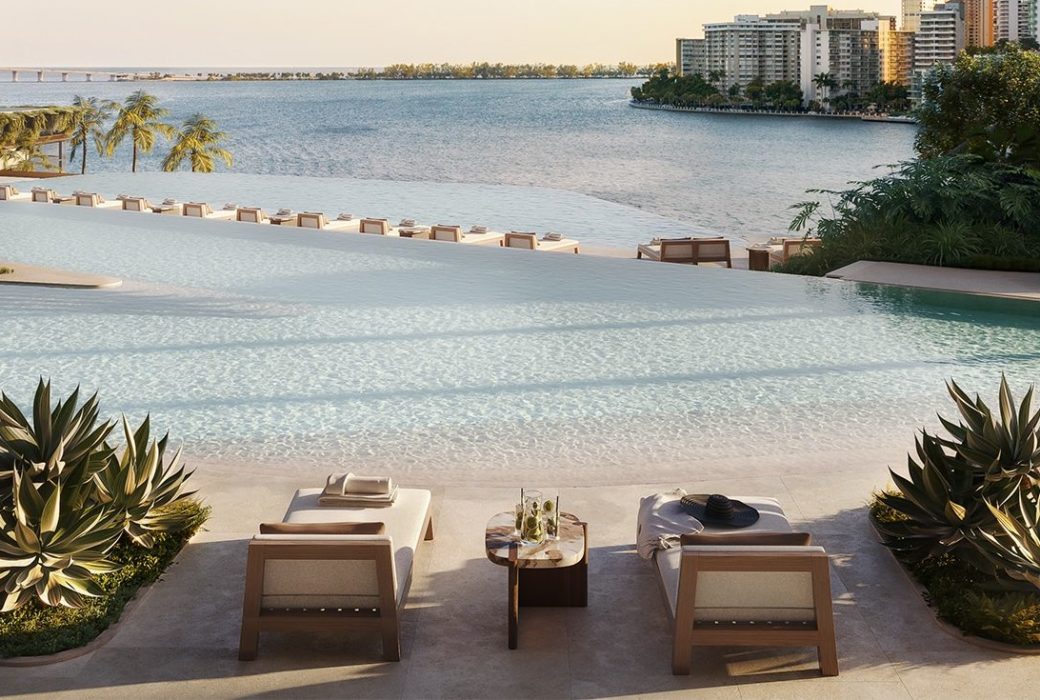 The Residences at Mandarin Oriental, Miami at One Island Drive POOL - Binyan Studios
